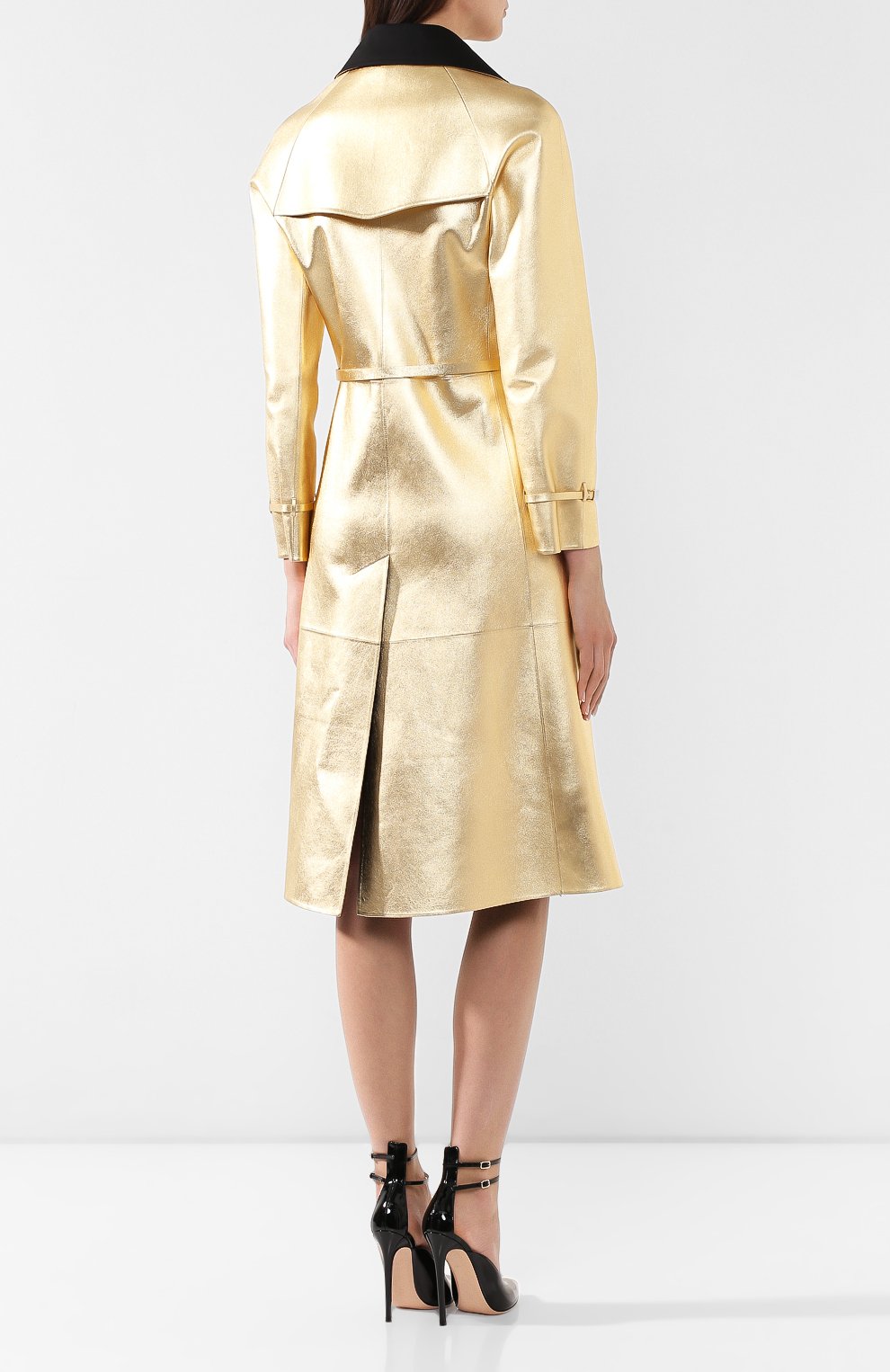 Кожаное пальто RALPH LAUREN, арт. 290748006, фото 4