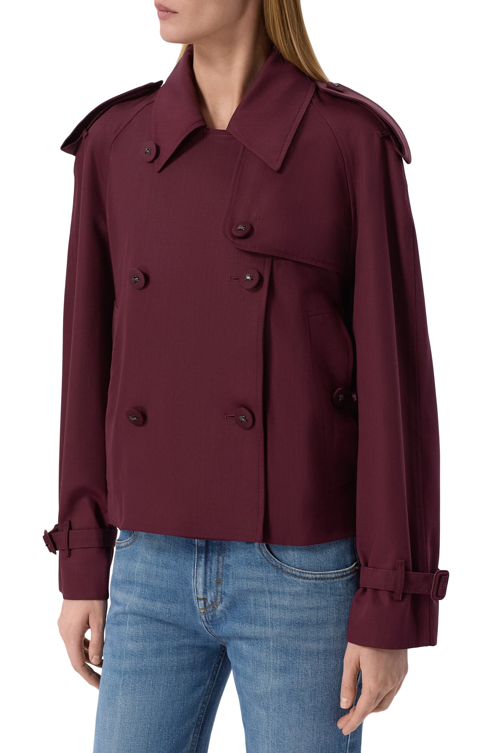 Шерстяной тренч BURBERRY, арт. 8128368, фото 3