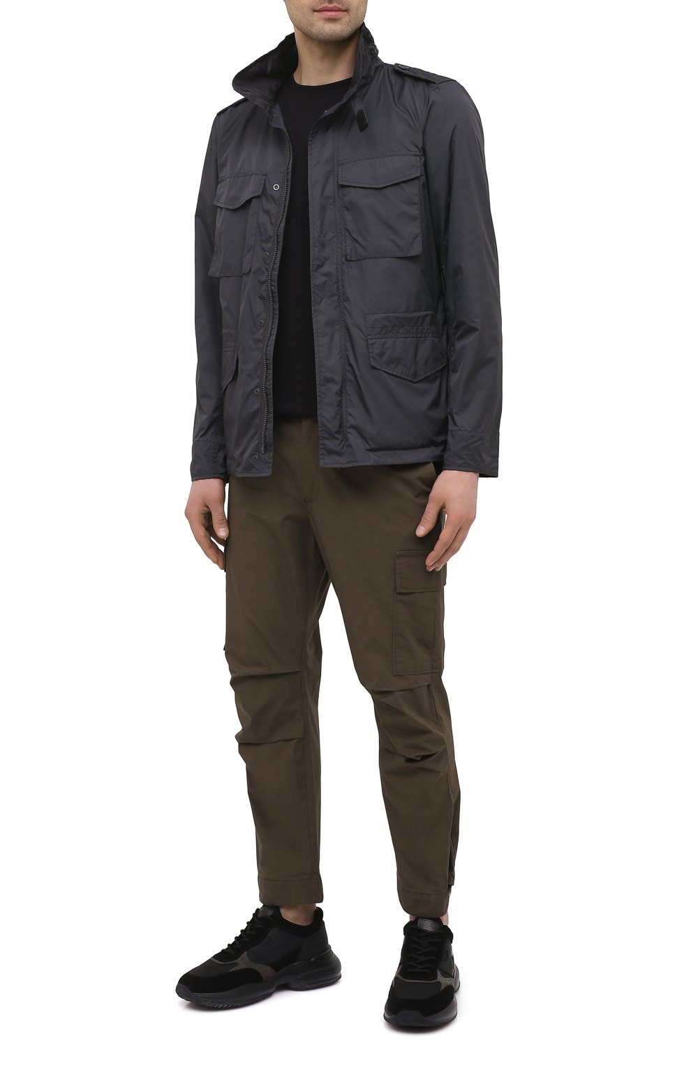 Комбинированные кроссовки HOGAN, арт. HXM5450DN90PNS, фото 2