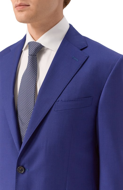 Шерстяной костюм Corneliani 266008-2618150_SET Синий  266008-2618150_SET Фото 6
