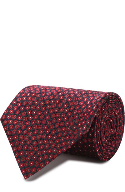 Мужской шелковый галстук с узором ZEGNA, арт. Z3E37/1XW
