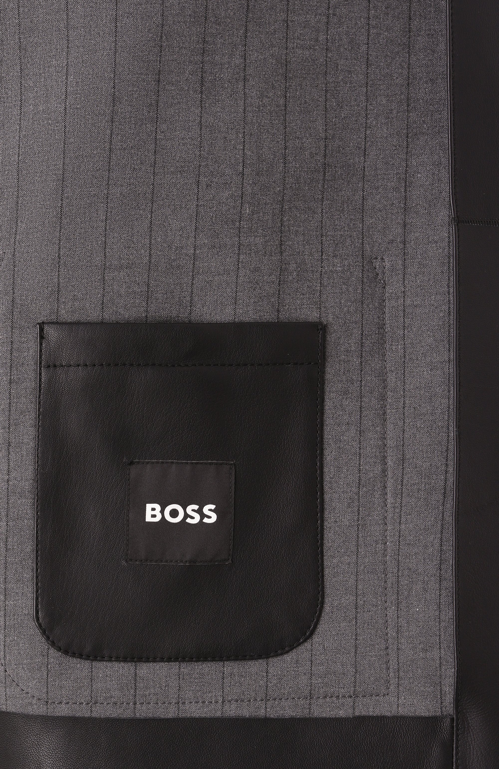 Кожаная куртка-рубашка BOSS, арт. 50531136, фото 7