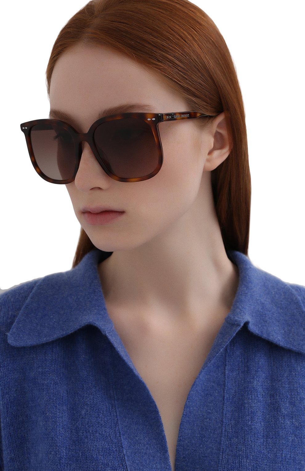 Солнцезащитные очки ISABEL MARANT коричневого цвета по цене 17300 руб., арт. IM0008/G 086, фото 2 Солнцезащитные очки ISABEL MARANT, арт. IM0008/G 086, фото 2