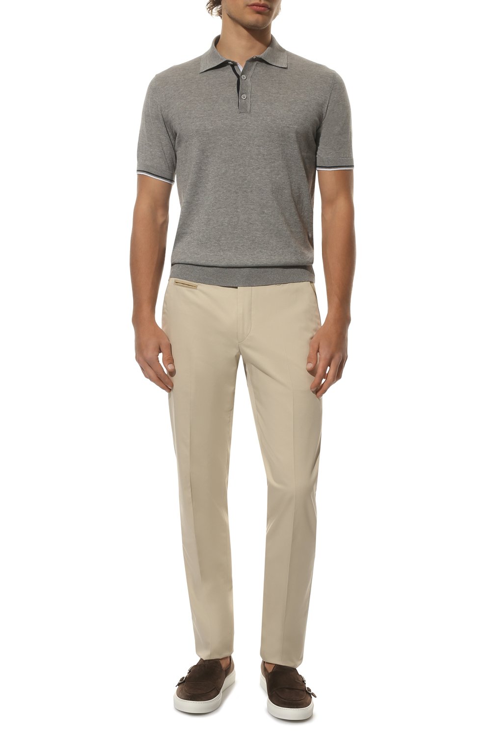 Хлопковые брюки CORNELIANI, арт. 894B05-2114500/02, фото 2