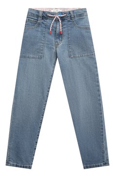 Детские джинсы MARC JACOBS (THE) голубого цвета, арт. W24252 | Фото 1 (Материал внешний: Хлопок; Детали: На резинке; Нос: Не проставлено; Региональные ограничения белый список (Axapta Mercury): Не проставлено; Ростовка одежда: 9 лет | 134 см, 18 мес | 86 см, 2 года | 92 см, 3 года | 98 см, 4 года | 104 см, 5 лет | 110 см, 7 лет | 122 см)