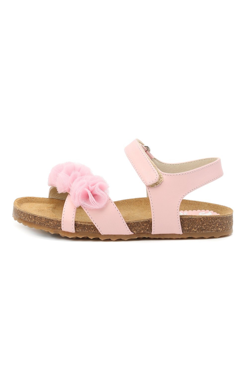 Кожаные сандалии IL GUFO розового цвета по цене 19950 руб., арт. G539/VITELL0 NAPPAC0L0RS/27-30, фото 2 Кожаные сандалии IL GUFO, арт. G539/VITELL0 NAPPAC0L0RS/27-30, фото 2