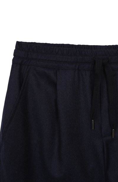 Шерстяные брюки BRUNELLO CUCINELLI темно-синего цвета по цене 55550 руб., арт. BE226P503C, фото 3 Шерстяные брюки BRUNELLO CUCINELLI, арт. BE226P503C, фото 3