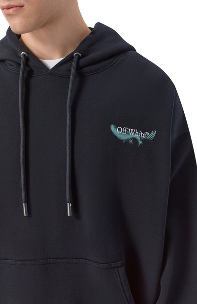 Хлопковое худи OFF-WHITE, арт. 0MBB085S26FLE00E, фото 5