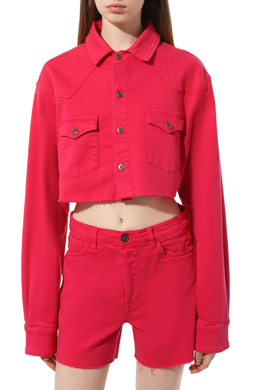 Джинсовая куртка 3X1, арт. 31-W03E64-DS1081/STEFY SUPER CR0P, фото 3