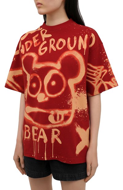 Хлопковая футболка ACNE STUDIOS, арт. AL0207, фото 3