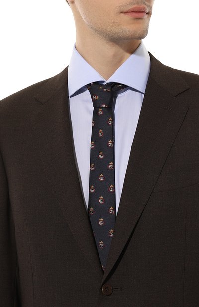 Шелковый галстук GUCCI, арт. 624054 4E002, фото 2