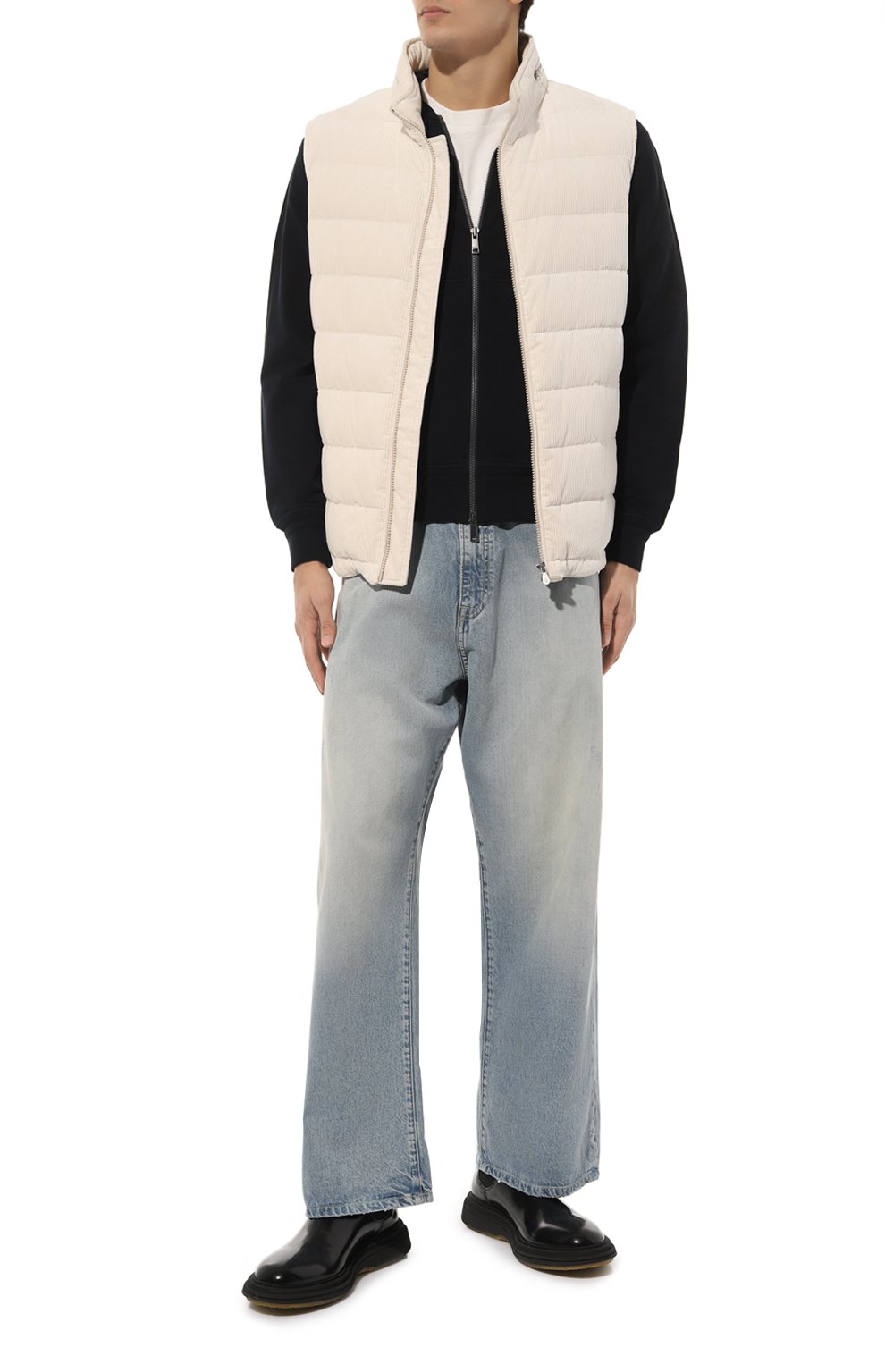 Пуховый жилет из вельвета BRUNELLO CUCINELLI, арт. ML4631714, фото 2