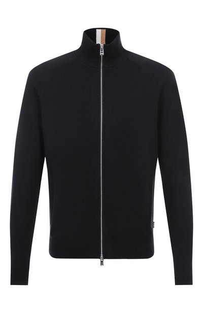 Мужской кардиган из хлопка и шерсти BOSS, арт. 50543150