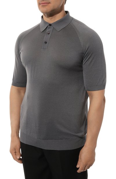 Шелковое поло STEFANO RICCI, арт. K616334P13/F23101, фото 3