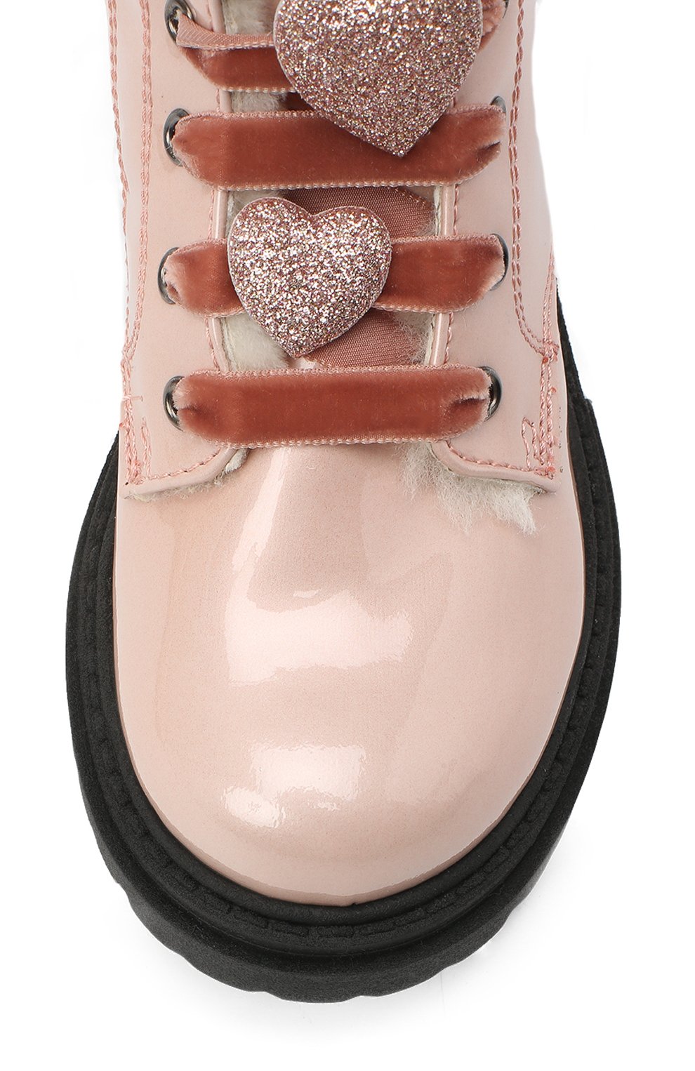 Кожаные ботинки с меховой отделкой WALKEY, арт. Y1A5-41080-1142/25-29, фото 4