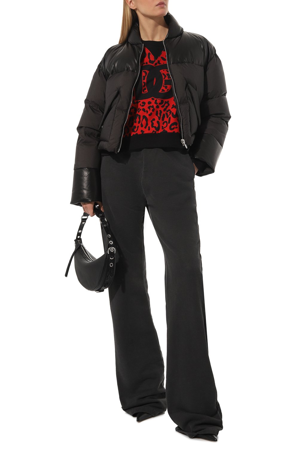 Хлопковый свитшот DOLCE & GABBANA красного цвета по цене 87450 руб., арт. F9L05T/HI765, фото 2 Хлопковый свитшот DOLCE & GABBANA, арт. F9L05T/HI765, фото 2