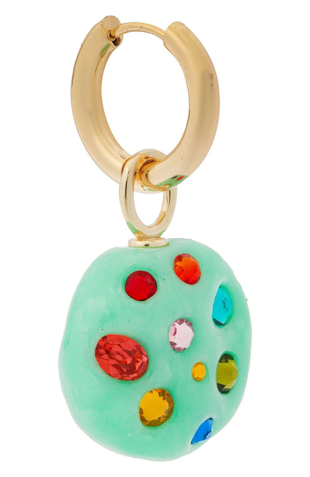 Моносерьга LILI ARCHIVE зеленого цвета по цене 8800 руб., арт. ME20C33G, фото 1 Моносерьга LILI ARCHIVE, арт. ME20C33G, фото 1