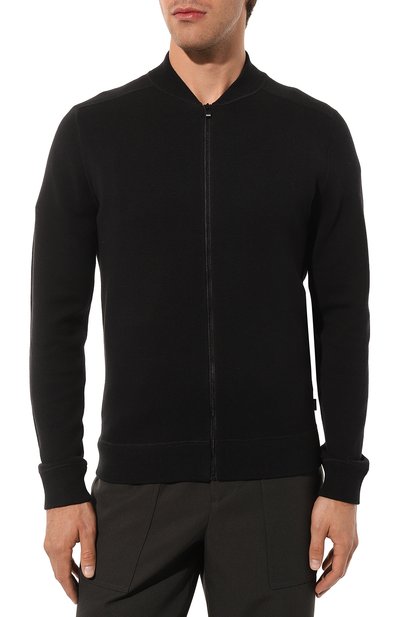 Кардиган из хлопка и шерсти BOSS, арт. 50495388, фото 3