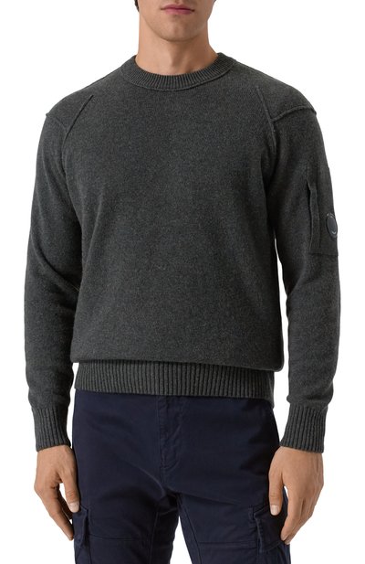 Шерстяной свитер C.P. COMPANY, арт. 19CMKN707A110149A, фото 3