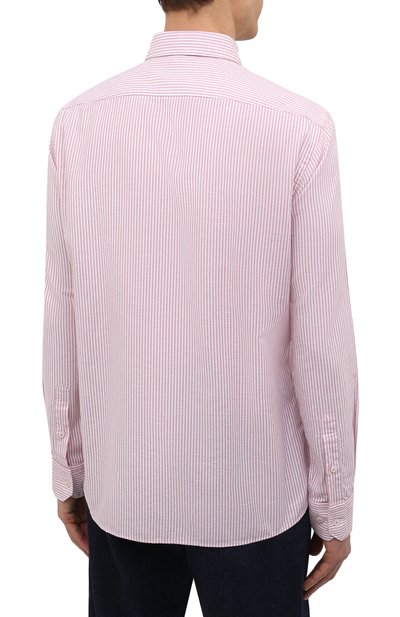 Рубашка из хлопка и льна BOSS, арт. 50469811, фото 4