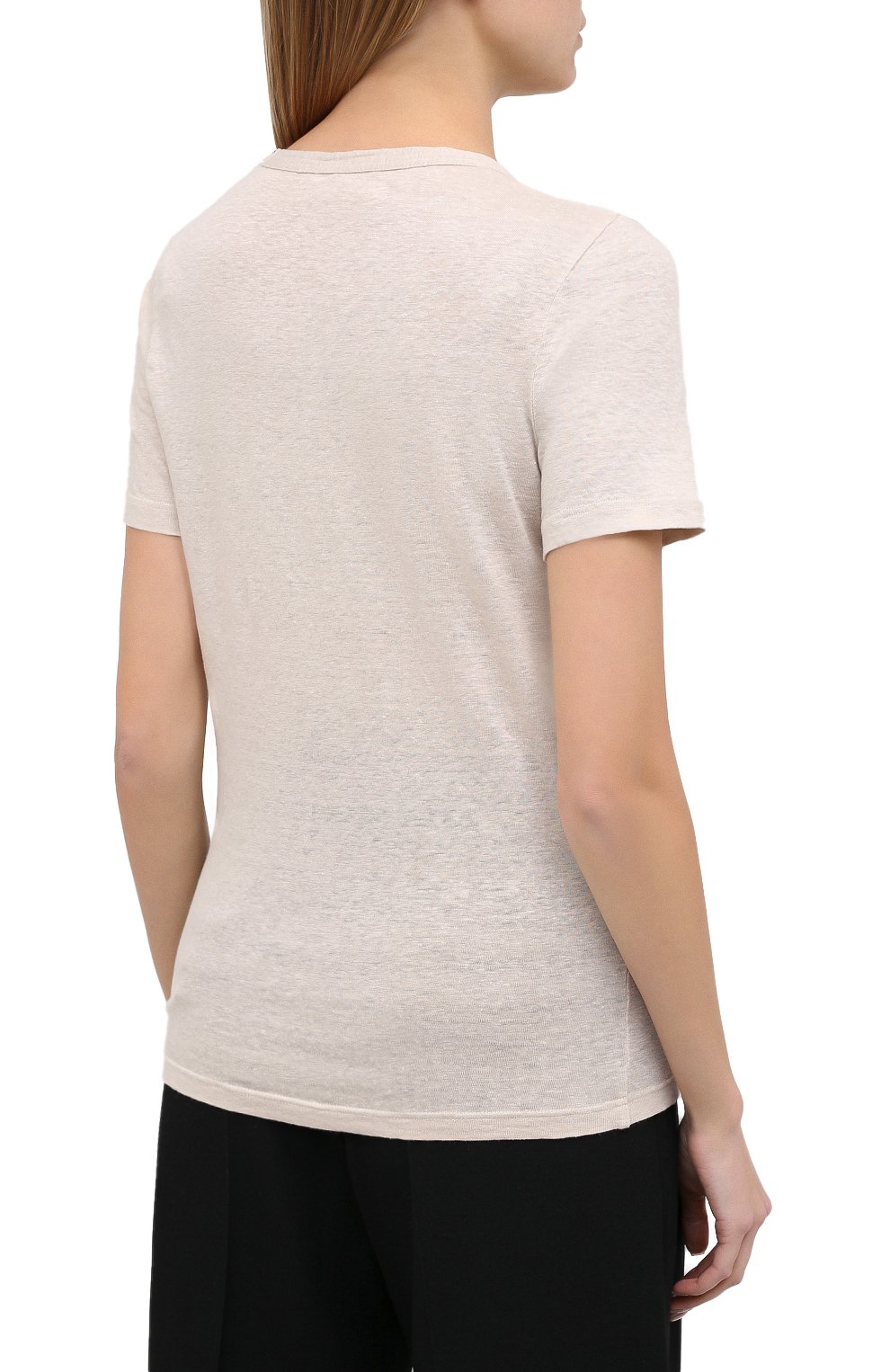 Льняная футболка ISABEL MARANT ETOILE, арт. TS0378-20A057E/KILIANN, фото 4