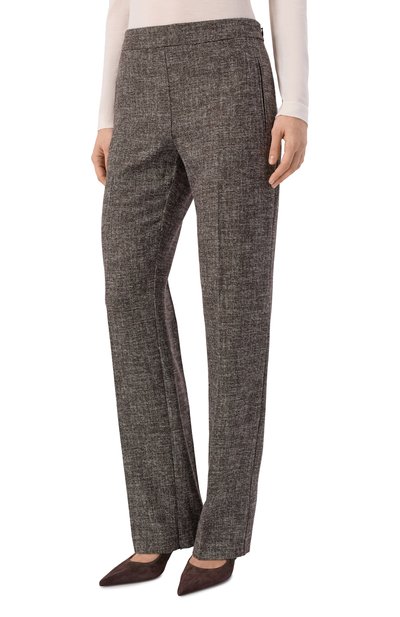 Брюки PINKO коричневого цвета по цене 22300 руб., арт. 105634/A2SK, фото 3 Брюки PINKO, арт. 105634/A2SK, фото 3