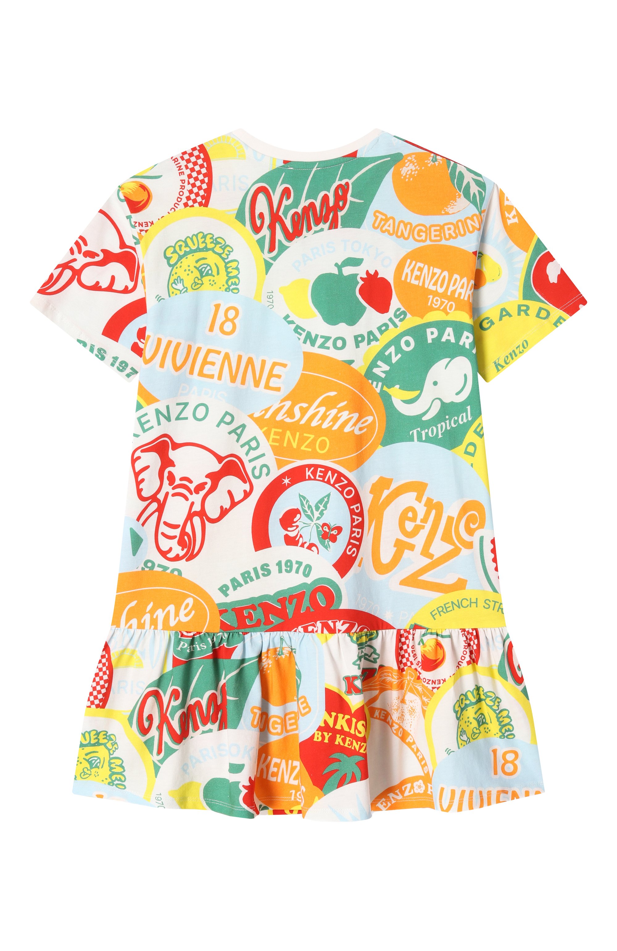 Хлопковое платье KENZO, арт. K61018, фото 2