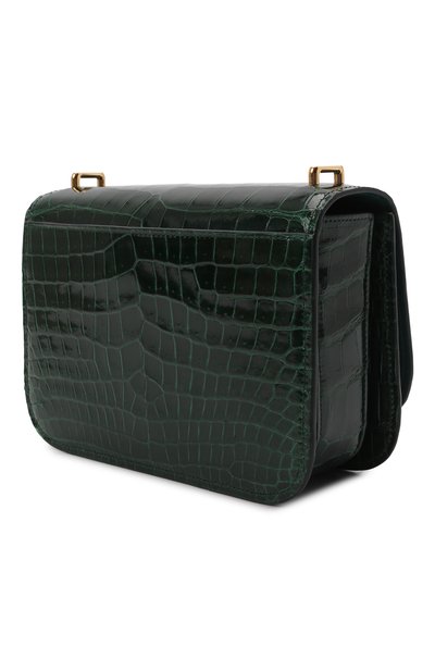 Сумка goya из кожи крокодила LOEWE темно-зеленого цвета по цене 2090000 руб., арт. A896N09X03/CP0R, фото 3 Сумка goya из кожи крокодила LOEWE, арт. A896N09X03/CP0R, фото 3