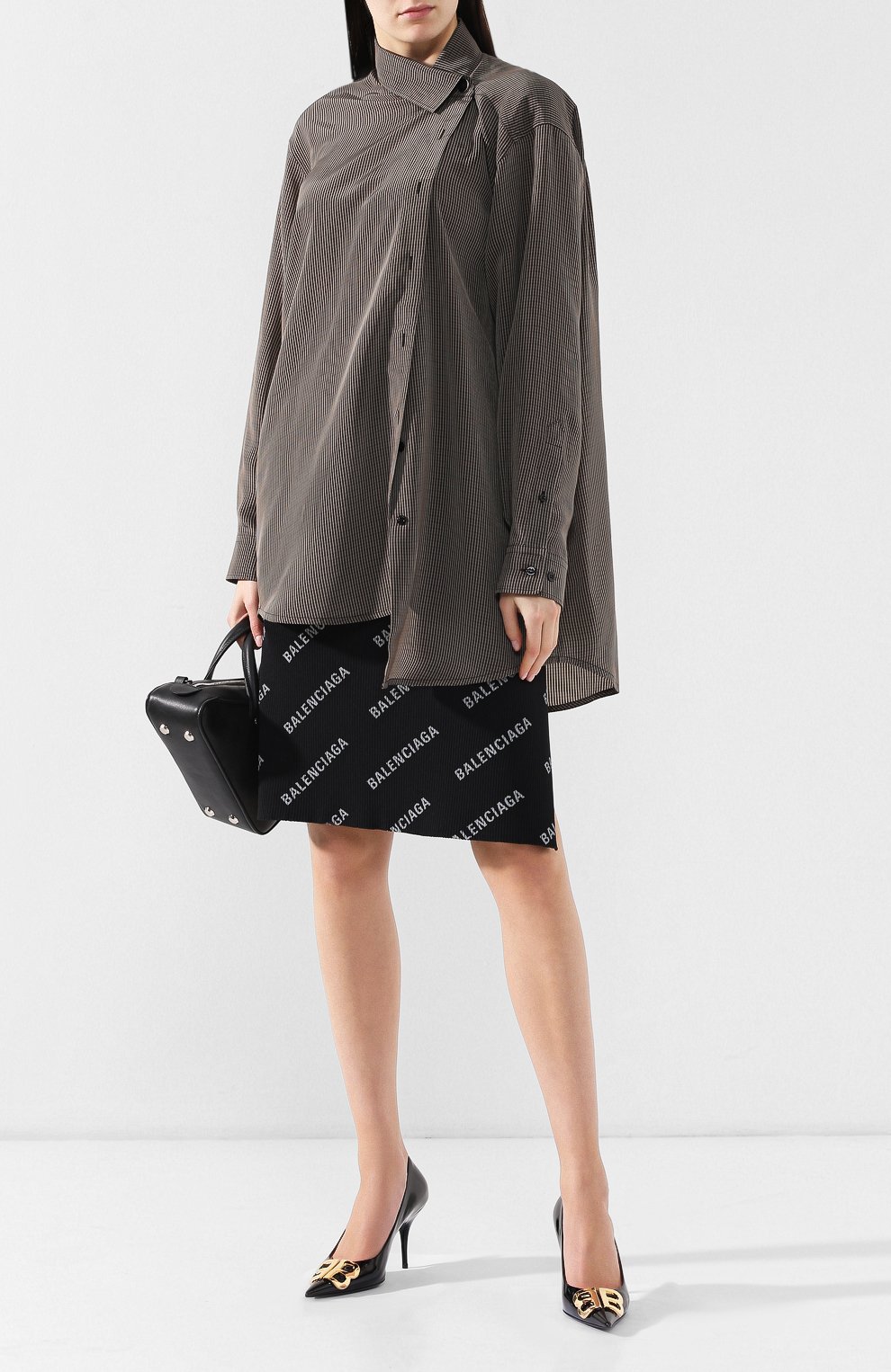 Блузка асимметричного кроя BALENCIAGA, арт. 503062/TC005, фото 2