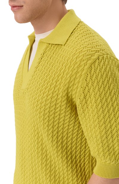 Хлопковое поло ANDREA CAMPAGNA, а рт. M5426-9022, фото 5