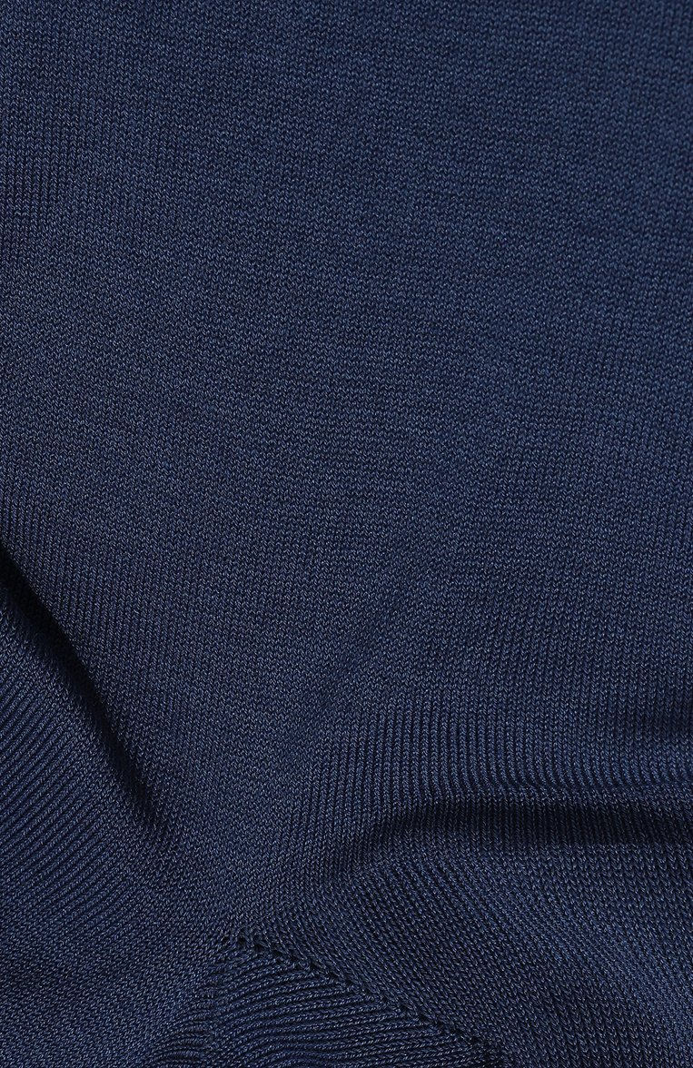 Мужские хлопковые носки ZEGNA синего цвета, арт. N5V406520 | Фото 2 (Нос: Не проставлено; Материал внешний: Хлопок; Кросс-КТ: бельё)