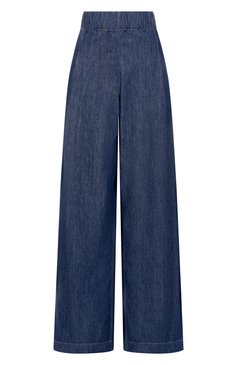 Женские джинсы DRIES VAN NOTEN синего цвета, арт. 251-010936-1553 | Фото 1 (Длина (брюки, джинсы): Удлиненные; Материал внешний: Хлопок, Деним; Силуэт Ж (брюки и джинсы): Широкие; Кросс-КТ: Деним; Стили: Минимализм; Автоматизация состава: Проставлено; Автоматизация ТО: Проставлено)