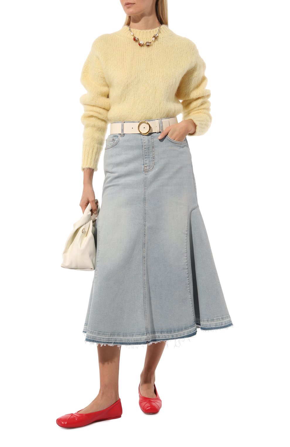 Джинсовая юбка GANNI, арт. J1474/6624, фото 2