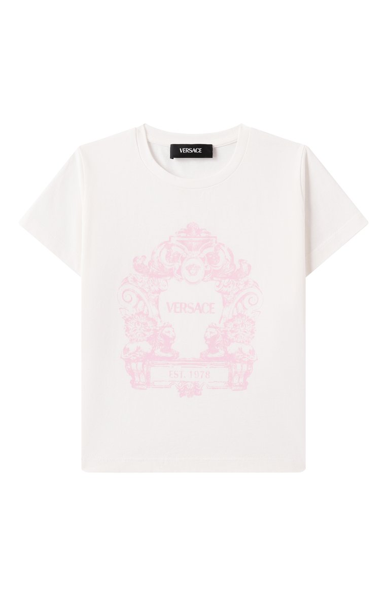Хлопковая футболка VERSACE, арт. 1018570/1A13239, фото 1
