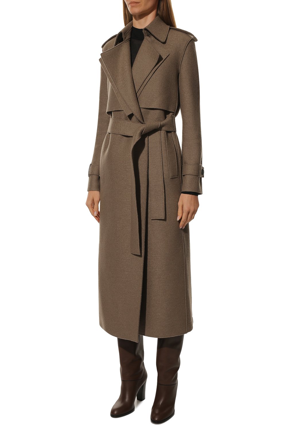 Шерстяное пальто HARRIS WHARF LONDON, арт. A1129MLK, фото 3