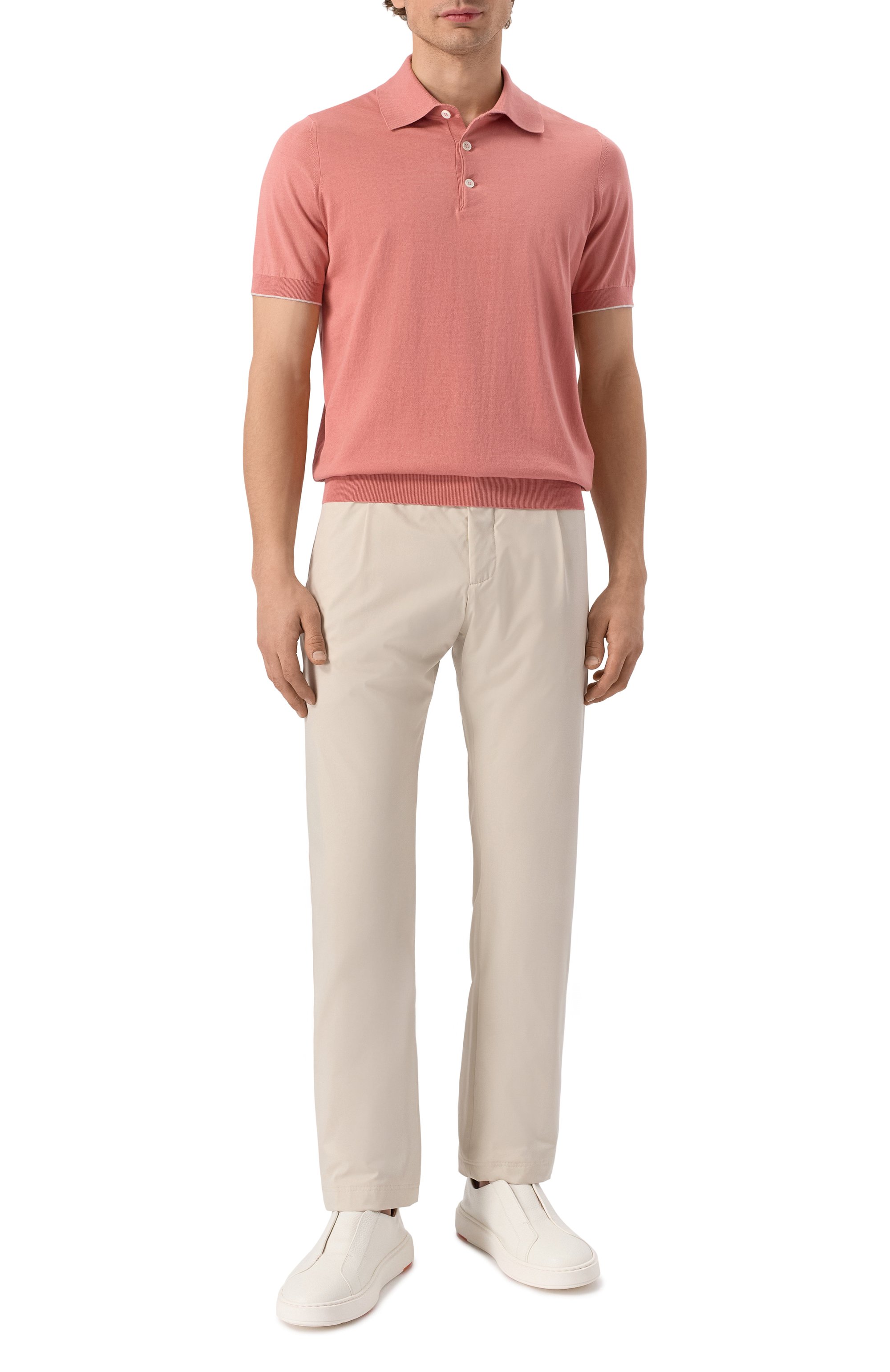 Хлопковое поло BRUNELLO CUCINELLI, арт. M29800125, фото 2