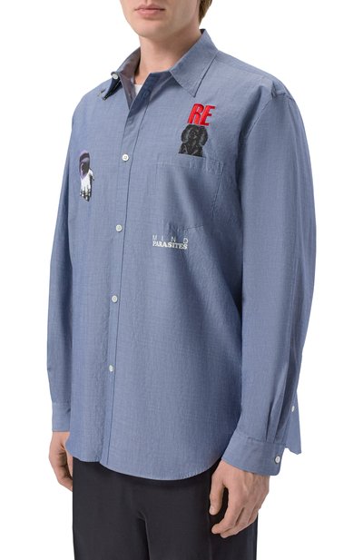 Хлопковая рубашка UNDERCOVER, арт. UP1F4413, фото 3