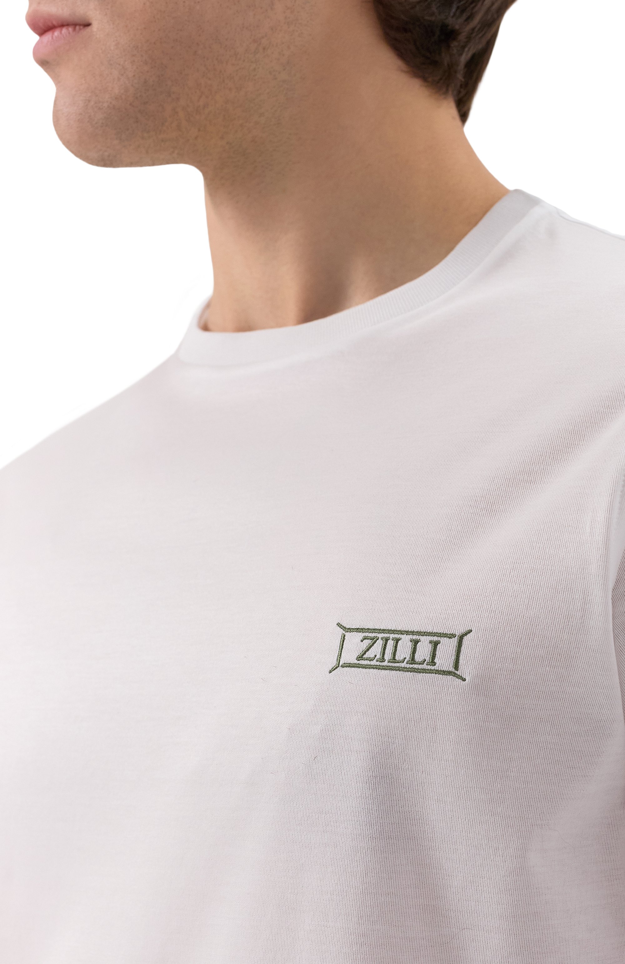 Хлопковая футболка ZILLI, арт. TSR02AM0100VNI000, фото 5