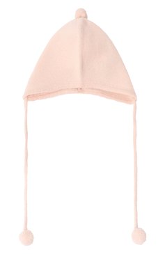 Детского кашемировая шапка OSCAR ET VALENTINE розового цвета, арт. BON01 | Фото 1 (Материал: Текстиль, Кашемир, Шерсть; Материал сплава: Проставлено; Нос: Не проставлено)