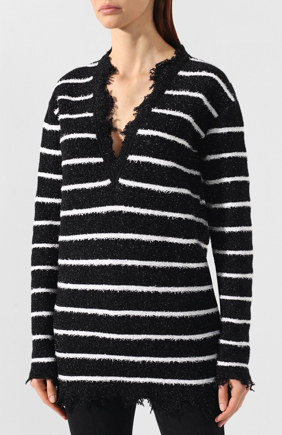 Пуловер в полоску BALMAIN, арт. RF06037/K363, фото 3
