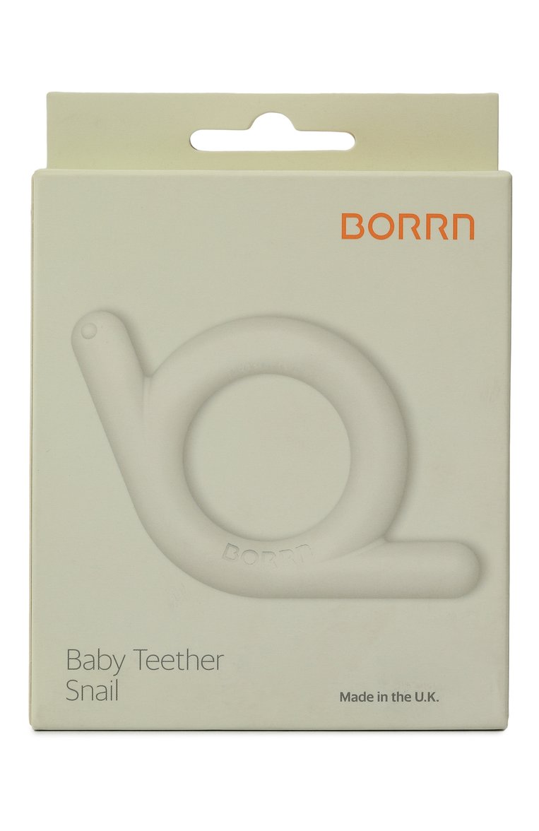 Детского прорезыватель для зубов BORRN зеленого цвета, арт. C0203E | Фото 3 (Материал: Резина; Нос: Не проставлено)
