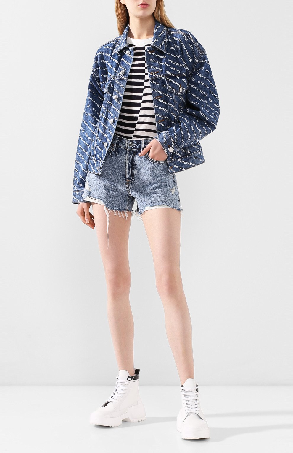 Джинсовая куртка ALEXANDER WANG, арт. 4DC1202645, фото 2