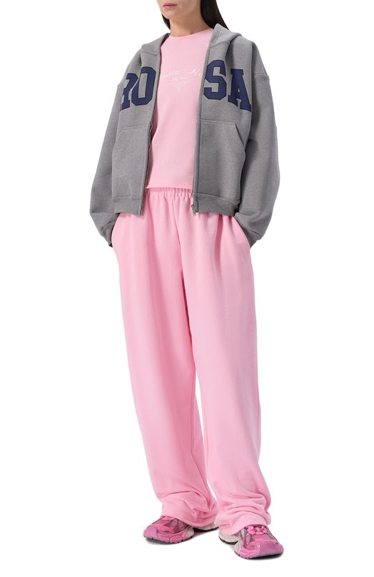 Хлопковая футболка Planta Rosa PR/T016/PERFECTION/220 Розовый  PR/T016/PERFECTION/220 Фото 2