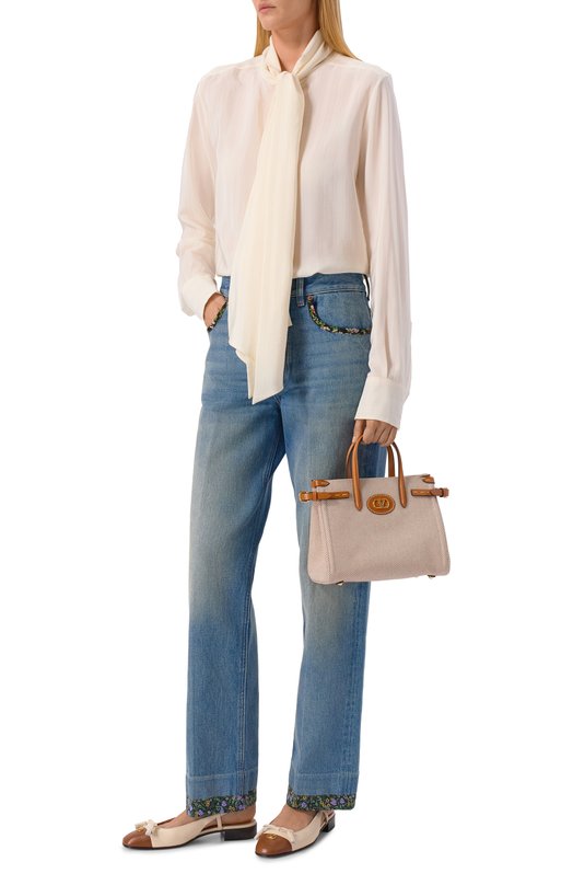 Сумка Antibes small Valentino 6W2B0R20/EZT Бежевый  6W2B0R20/EZT Фото 7