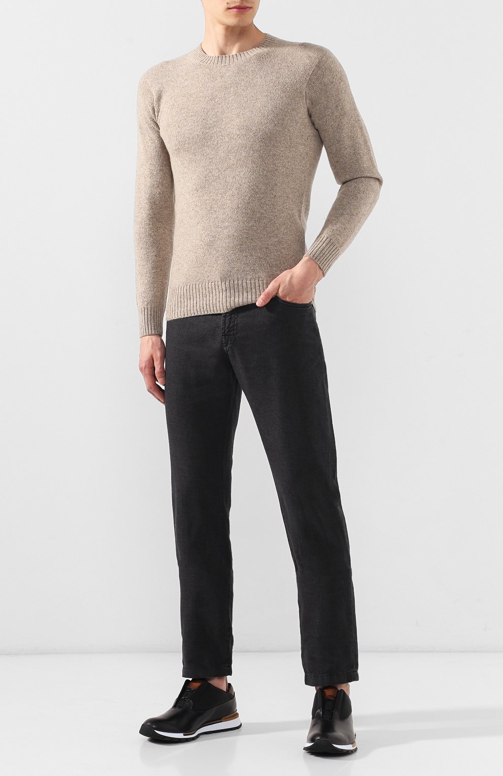 Кожаные кроссовки BERLUTI, арт. S3875-001, фото 2