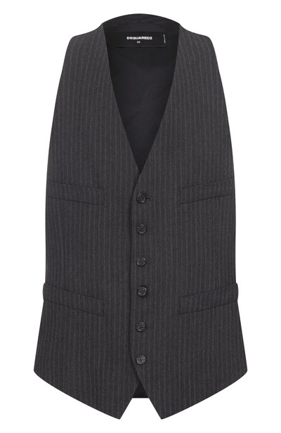 Мужской жилет из шерсти и хлопка DSQUARED2, арт. S71FB0517/D35545