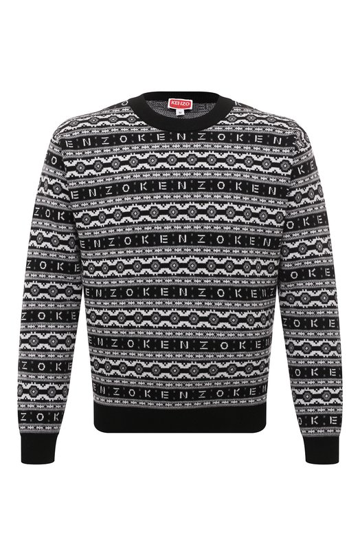 

Шерстяной джемпер Kenzo, Чёрно-белый