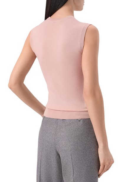 Шерстяной топ MVST розового цвета по цене 126500 руб., арт. M26.CSW.K408/13-5 MICR0N W00L, фото 4 Шерстяной топ MVST, арт. M26.CSW.K408/13-5 MICR0N W00L, фото 4