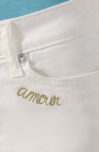 Джинсовые шорты ZADIG AND VOLTAIRE белого цвета по цене 13450 руб., арт. SHCT3302F, фото 5 Джинсовые шорты ZADIG AND VOLTAIRE, арт. SHCT3302F, фото 5