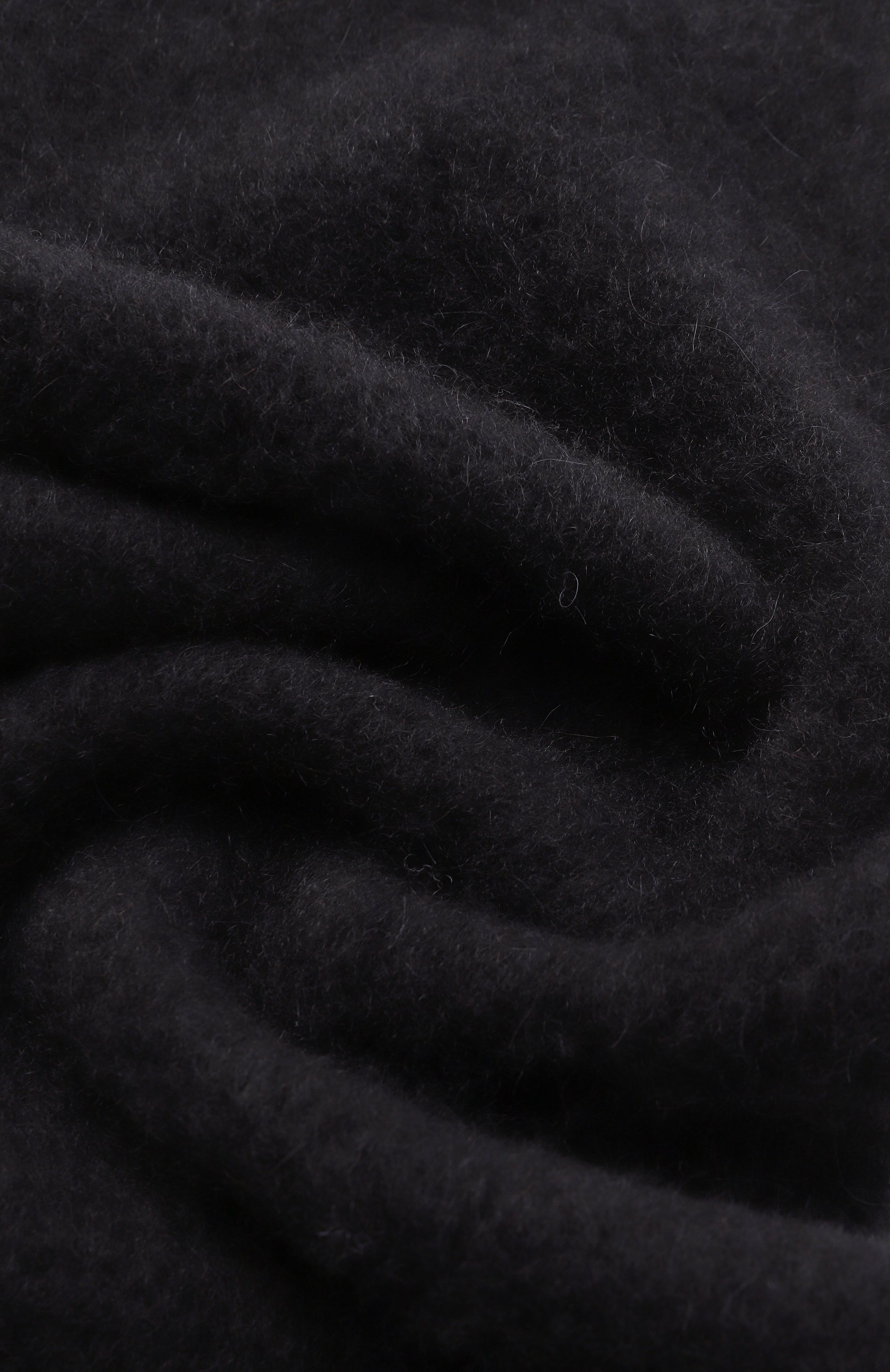 Шерстяной шарф LANVIN черного цвета по цене 29950 руб., арт. 710003814, фото 3 Шерстяной шарф LANVIN, арт. 710003814, фото 3